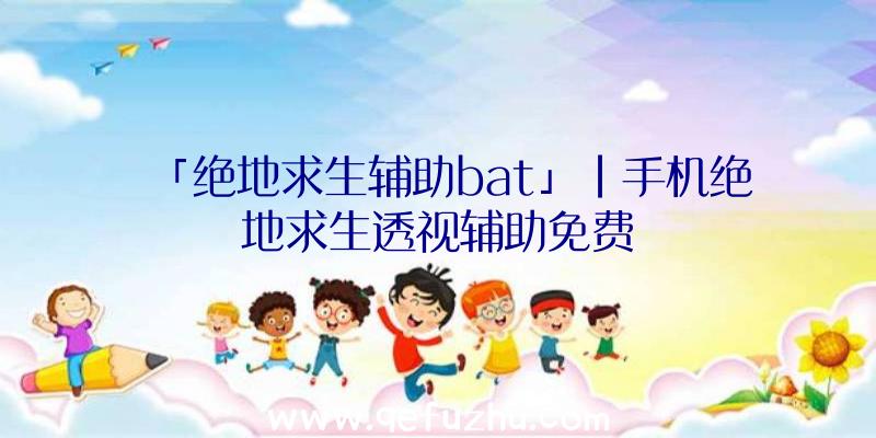 「绝地求生辅助bat」|手机绝地求生透视辅助免费